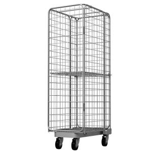 China Full Security Galvanized Roll Cage Pallets Nestable Trolley wholesale