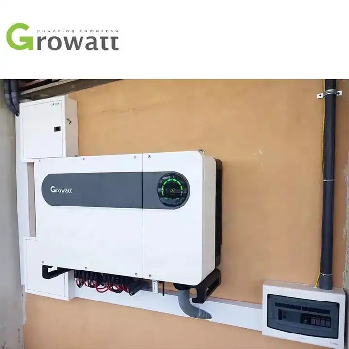 Hot Sale 50Kw 100Kw 150Kw Grid Tie Growatt On Grid Solar Inverter 11K0W Mit Limit With Battery