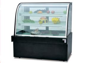 China 4~10℃ Free Standing Single Arc Cake Showcase / Commercial Undercounter Refrigerator wholesale