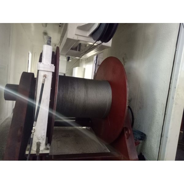 Wire Rope Offshore Boat Lifting Winch Wireline Winch With Spooling Device