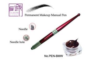 China Eyebrow Permanent Makeup Manual Tattoo Pen with 15-Prong Curved Needles wholesale