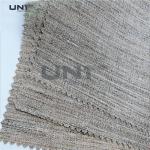 handfeeling horse hair interlining for men‘s suit with natural color