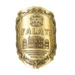 Waterproof Eco-friendly 3D Metal Relief Luxury Metal Wine Label Manufactured by
