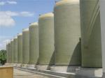 Fiberglass 8CBM FRP Chemical Storage Tank Softened Water Treatment