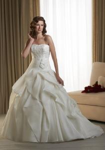 China NEW!!! Plus size Ball gown wedding dress Lace up back Bridal gown #dq5042 on sale