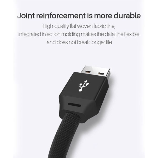 Braided Nylon SGS USB C To USB A 2.0 Cable Universal Compatibility