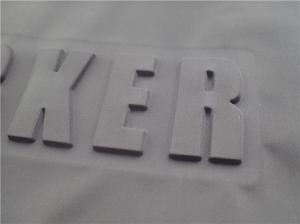 China Custom High Frequency Fashion 3D Pattern Or Logo For Garment,Bags wholesale