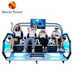 Theme Park Roller Coaster 9d Vr Simulator 4 Player Arcade Machine 9d Vr Chair
