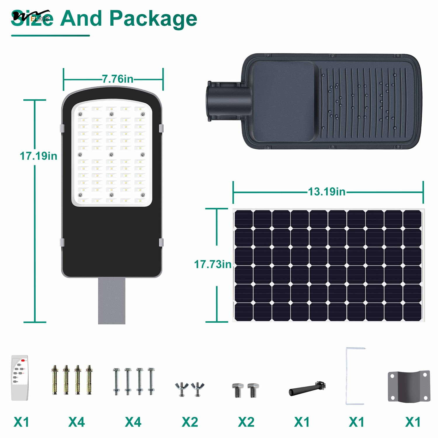 Special Functions Dimmable LED Solar Floodlight for Courtyard and Street Lighting