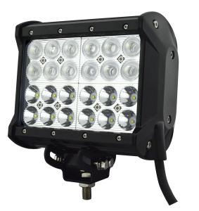 China 72 Watt 7 Inch Quad-Row LED off-Road Light Bar for 4X4 Vehicle wholesale
