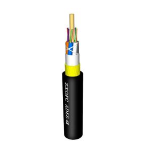 China 24 48 Core ADSS Single Mode Fiber Optical Cable With Span 50-400 meters G652D wholesale