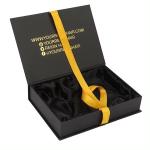 Matte Black Hair Extension Packaging Box Customizable Hair Bundle Box Packaging
