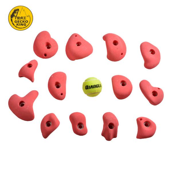 13pcs/set FiberGlass Holds GeckoKing IFSC Approved Rock Climbing Holds for