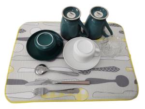China 38x50cm Absorbent Microfiber Dish Drying Pad And Mat For Kitchen wholesale