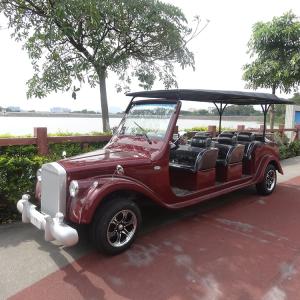 China White Color 48V AC Motor Electric Vintage Cars With Intelligent Onboard Charger wholesale