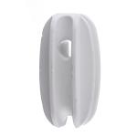 White / Black / Yellow Egg Shaped Plastic Insulators UV Resistant