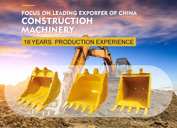 Construction Machinery Parts OEM PC2000 PC2100 Excavator Heavy Duty Rock Bucket