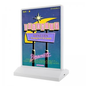 China Double-Sided Rechargeable Magnetic Suction A4 Advertising Light Box Display Stand wholesale