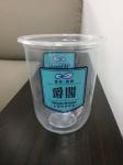 Restaurants Disposable Iced Coffee Cups With Lids 500ml U Shape Cups
