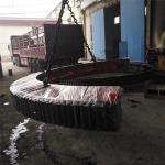 Construction Site Heavy Duty Big Dimension Mill Girth Gear and rotary kiln girth