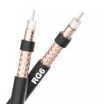 75 Ohm 100 Ohm LSZH Jacket Rg6 Coax Cable For Internet XLPE Insulation