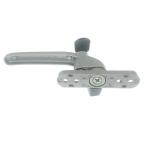 Zinc Alloy Door Window Handles With Key For Upvc Pvc Window Powder coating