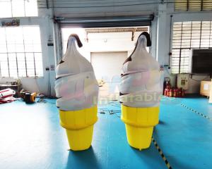 China Air Ice Cream Characters Advertising Inflatables For Squares wholesale