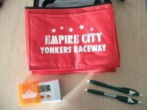 China Empire City Casino Yonkers New York Lot of Promotional Giveaways Bag, Pen, Clock wholesale