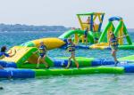 0.9 mm PVC Tarpaulin Inflatable Water Trampoline Balance Beam / Base