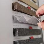 Customized Adjustable Pleated Blinds Fabric 16-20-26-38-45mm for Custom Light