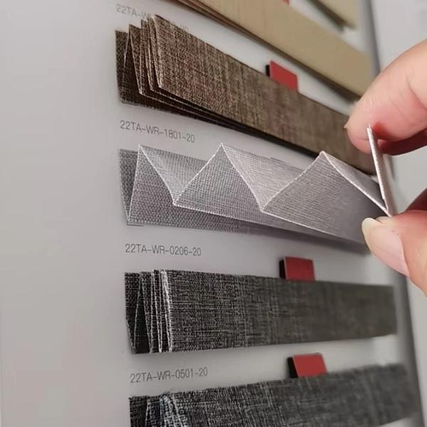Customized Adjustable Pleated Blinds Fabric 16-20-26-38-45mm for Custom Light