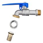 1/2Inch Brass Washing Machine Outdoor Garden Tap Wall-mounted Brass Ball Bib