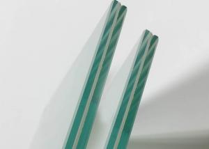 China PVB Colored Laminated Glass Clear Toughened Flat Curved 6mm to 40mm wholesale