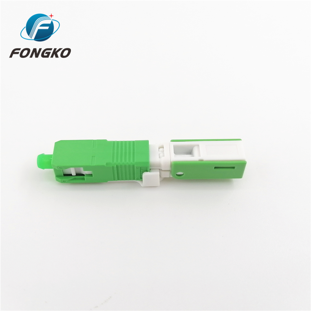 Standard Green Field Fiber Optic Fast Connector SC/APC FKSA022