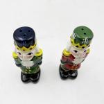 Christmas Salt And Pepper Set Novelty Ceramic Santa Claus Shaker Pots For