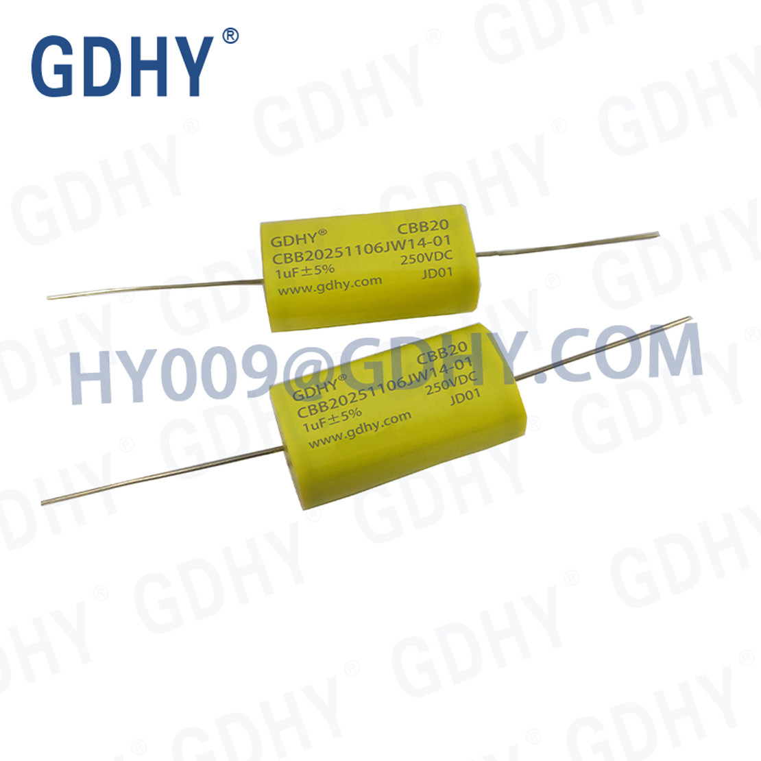 1uF 251nF Axial Audio Grade Film Capacitor Metallized Polypropylene 250VDC CBB20