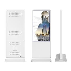China 2020 55inch smart waterproof standing advertising system videoo player totem wholesale
