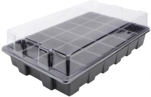 China PVC Garden Grow Plug And Seed Growing Tray For Sapling Seedling Heat Mats wholesale