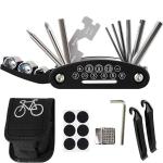 Bike Repair Tool Kit - 16 in 1 Bicycle Multitool Mountain Bike Tool Cycling