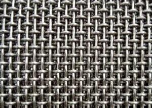 China Hdg Ss316l 50 Micron Stainless Steel Crimped Wire Mesh Round Hole wholesale