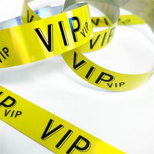 China Tyvek Glitter Laser Wristband Decorative Custom Personalized Bracelet wholesale