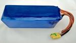 355.2 Watt Lithium Ion Polymer Rechargeable Battery 6S1P 16000mAh 22.2V For UAV