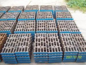 China Mn13Cr2 Wear-resistant Castings Grid Liners For Mine Mill DF015 Less Than HB300 wholesale