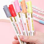 Double line outline pen 9 colors marker highlighter color marker fluorescence