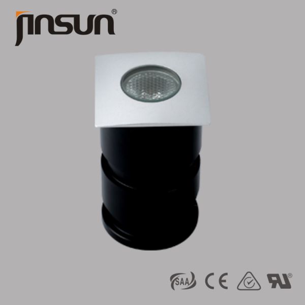 IP67 1*1W Engergy saving squre shape Led cob underground lamp