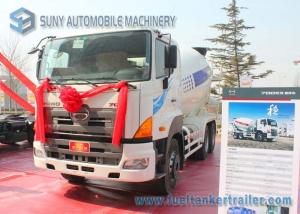China 9 Cubic Meters Concrete Mixer Truck 350Hp HINO 700 LHD Foldable Chute wholesale