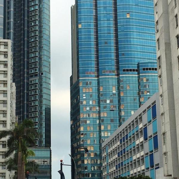 Hidden Frame Glass Curtain Wall , Double Layer Curtain Wall for Office Building