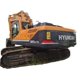 China 305lc Used Hyundai Excavator 300 220 Crawler Heavy Digger Machine and Spare Part wholesale