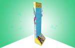 One Side Cardboard Pop Displays Stand With Plastic Hooks , Haning Disney Kids