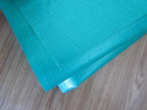 China 280gsm / high quality / virgin material clear mesh woven fabric P.E. tarpaulin poly tarp wholesale